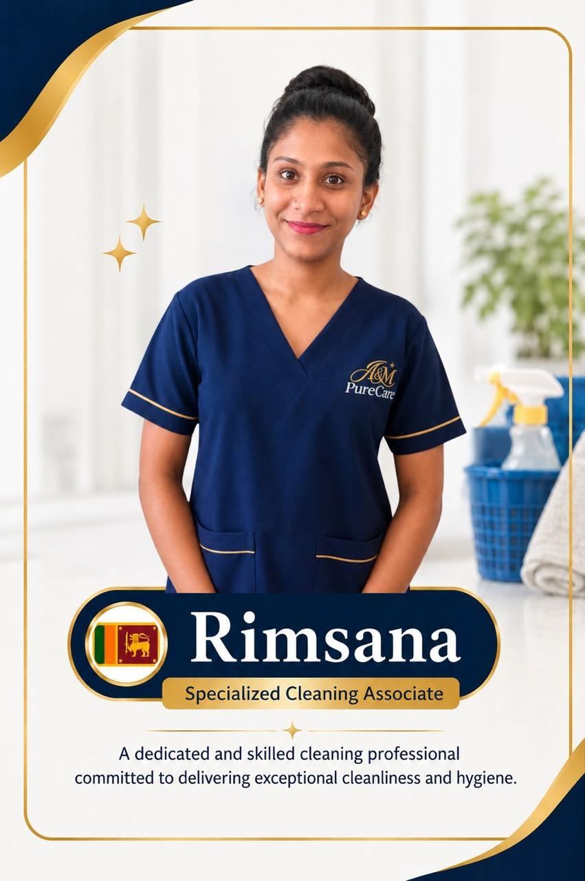Rimsana, Specialized Cleaning Associate, A&M PureCare