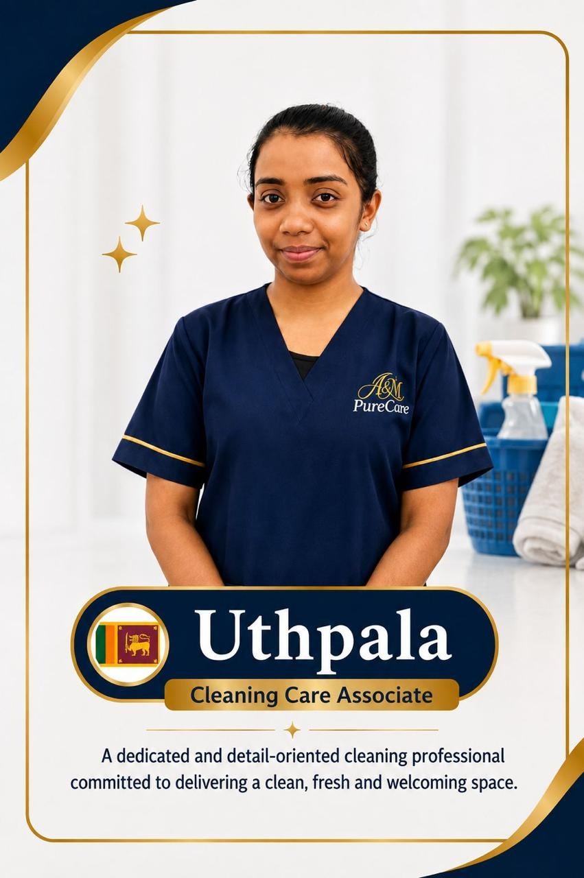 Uthpala, Cleaning Care Associate, A&M PureCare